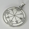 Sterling Silver Second Pentacle of the Sun Talisman 
