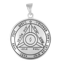 Sterling Silver Fourth Pentacle of Saturn Protection Talisman