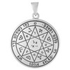 Sterling Silver Seventh Pentacle of Mars Victory Talisman