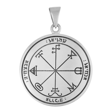 Sterling Silver Third Pentacle of Saturn Talisman for Evocation of Spirits