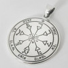 Sterling Silver Fourth Pentacle of the Sun Talisman for Awareness