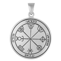 Sterling Silver Third Pentacle of Mercury Talisman for Studying