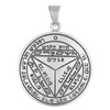 Sterling Silver Seventh Pentacle of Saturn Talisman for Defense