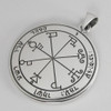 Sterling Silver Sixth Pentacle of Saturn Talisman for Defense 