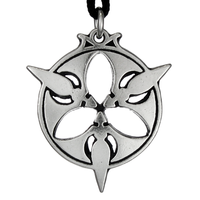 Three Graces - Pewter Pendant Necklace