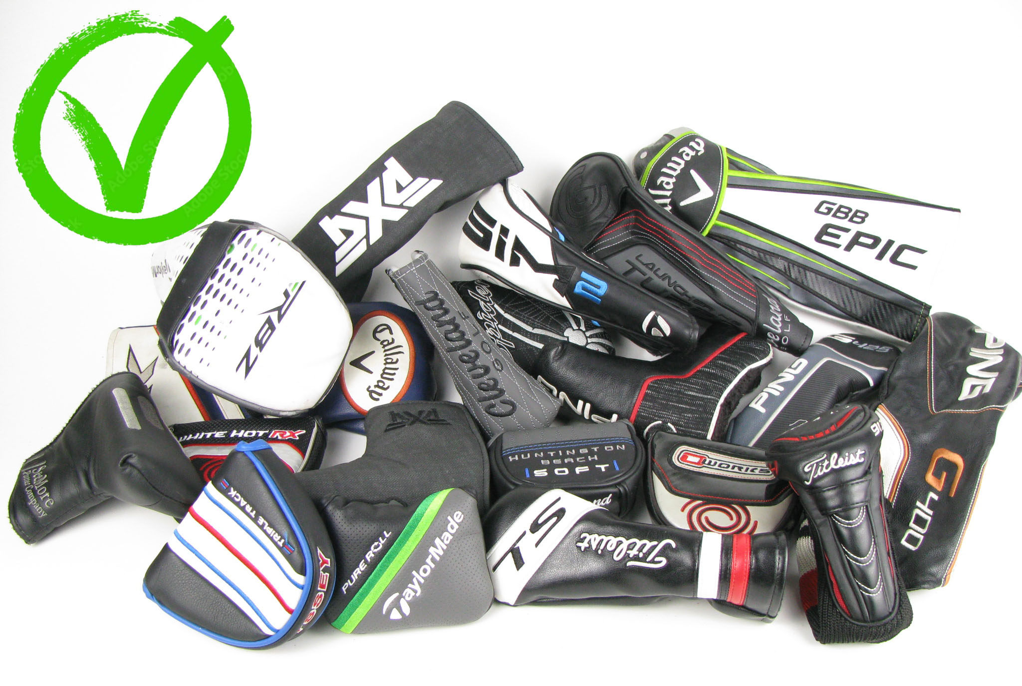 We purchased used golf headcovers