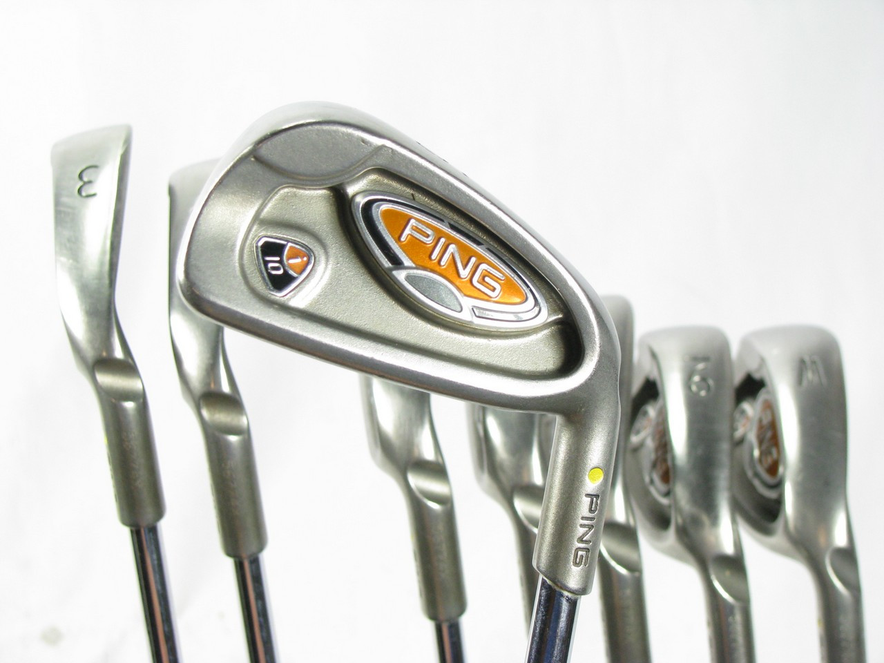 Ping i10 YELLOW DOT Iron Set 3PW w/ Steel Dynamic Gold S300 Stiff Flex