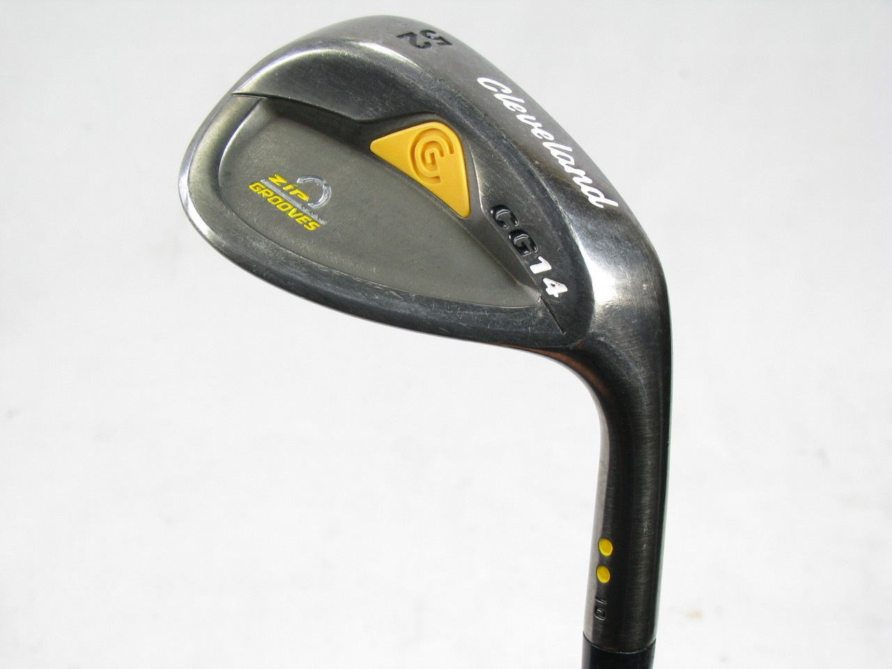 Cleveland CG14 Black Pearl Zip Grooves Gap Wedge 52* 5210 w/ Steel