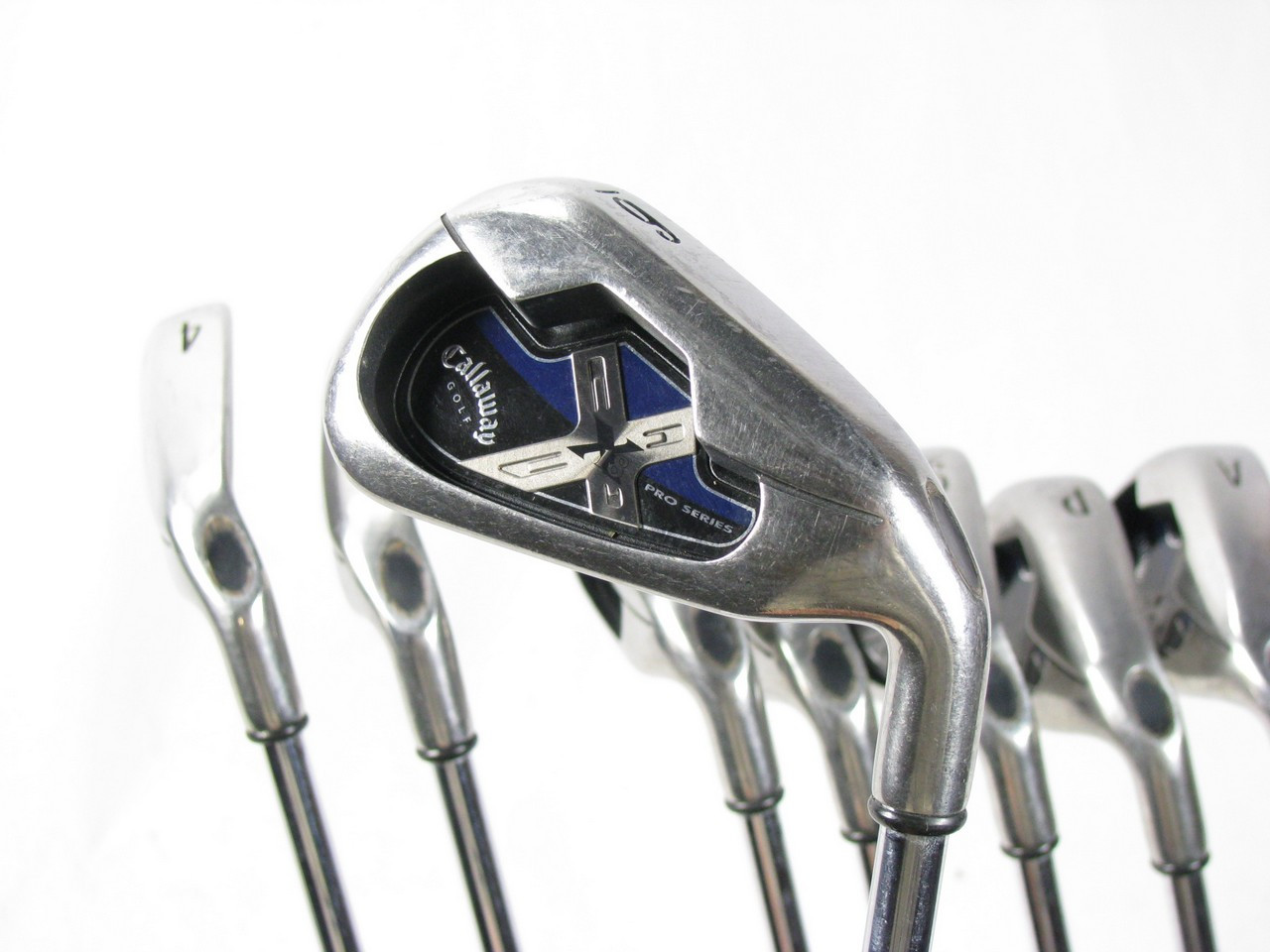 Callaway X18 Pro Series iron Set 3PW+AW w/ Steel Precision Stiff Flex