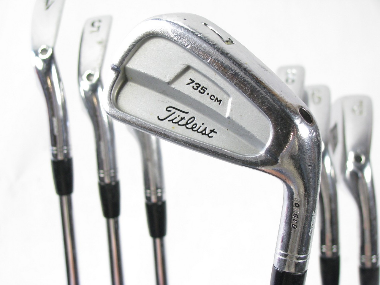 Titleist 735.CM Chrome iron set 4PW w/ Steel NS Pro Stiff Flex