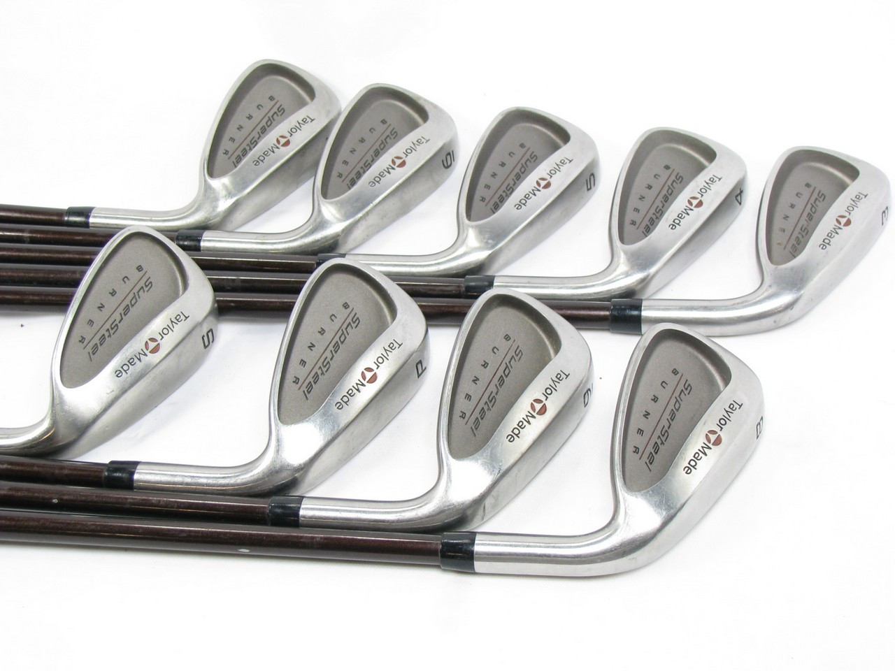 TaylorMade Supersteel Burner iron set 3PW+SW w/ Graphite Bubble R80