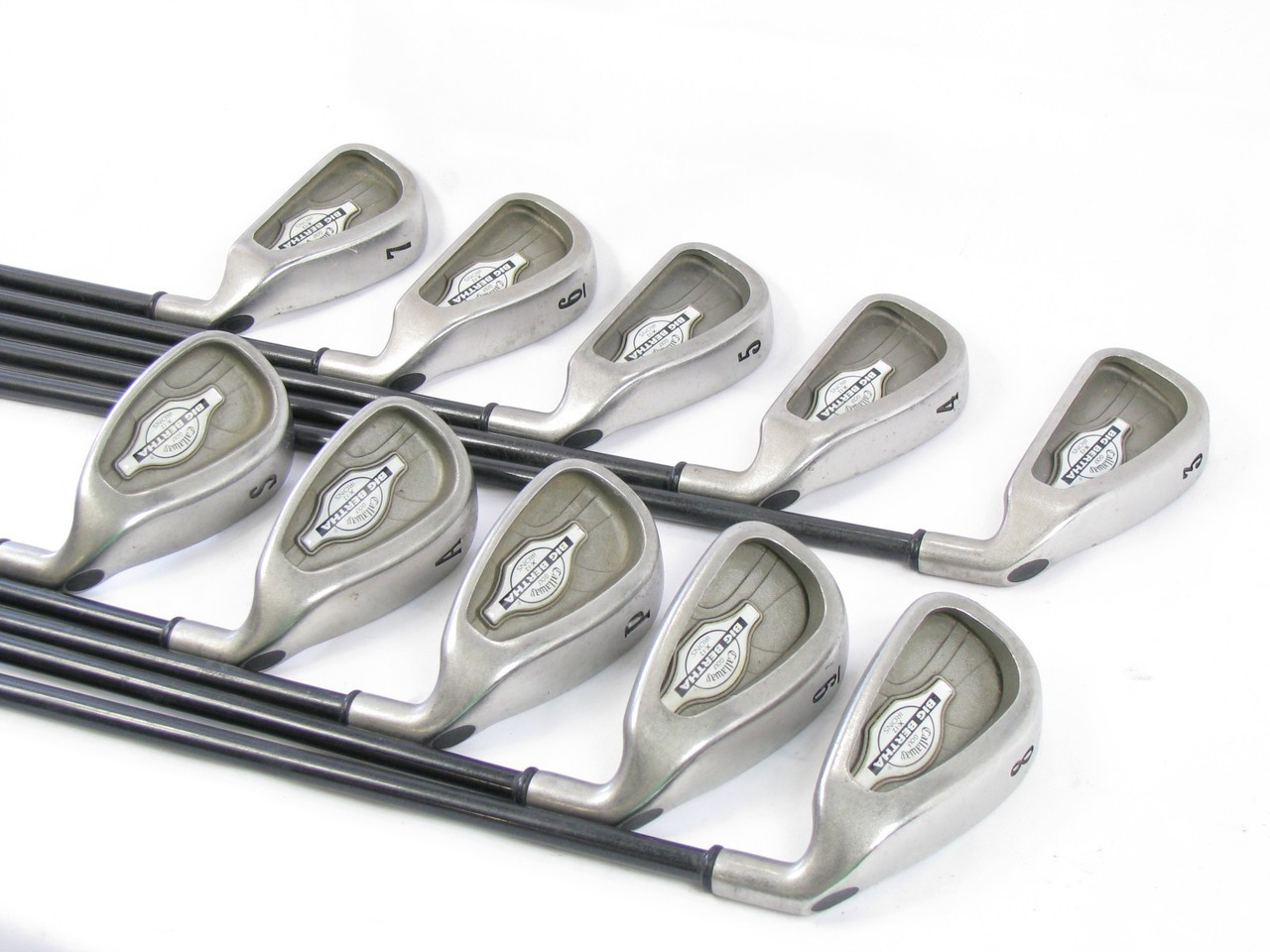 Callaway Big Bertha X12 iron set 3PW+AW+SW w/ Graphite RCH 96 Regular