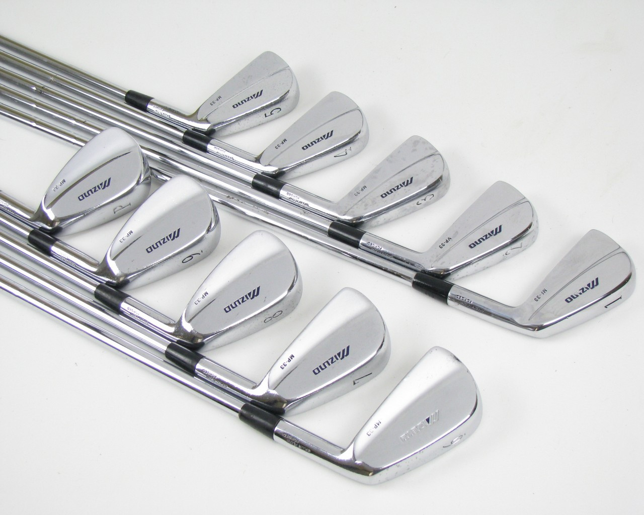 Mizuno MP-33 Forged iron set 1-PW w/ Steel Dynamic Gold S300 - Clubs n  Covers Golf