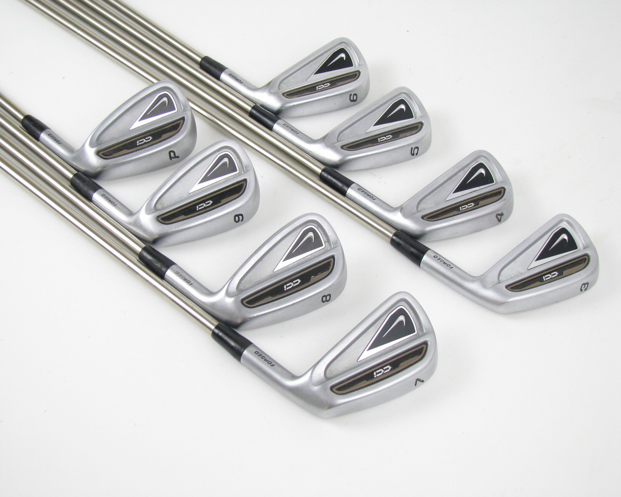 Nike CCi Forged iron set 3-PW w/ UPGRADED True Temper Black Gold Stiff Flex  (Out of Stock) - Clubs n Covers Golf