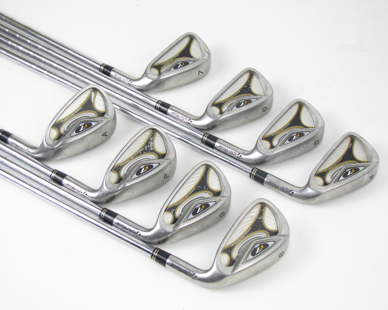 Set De Fers TaylorMade R7 XR 2005 - 7 Fers (3 à 9), Shaft Graphite Stiff, Occasion Avec Défauts