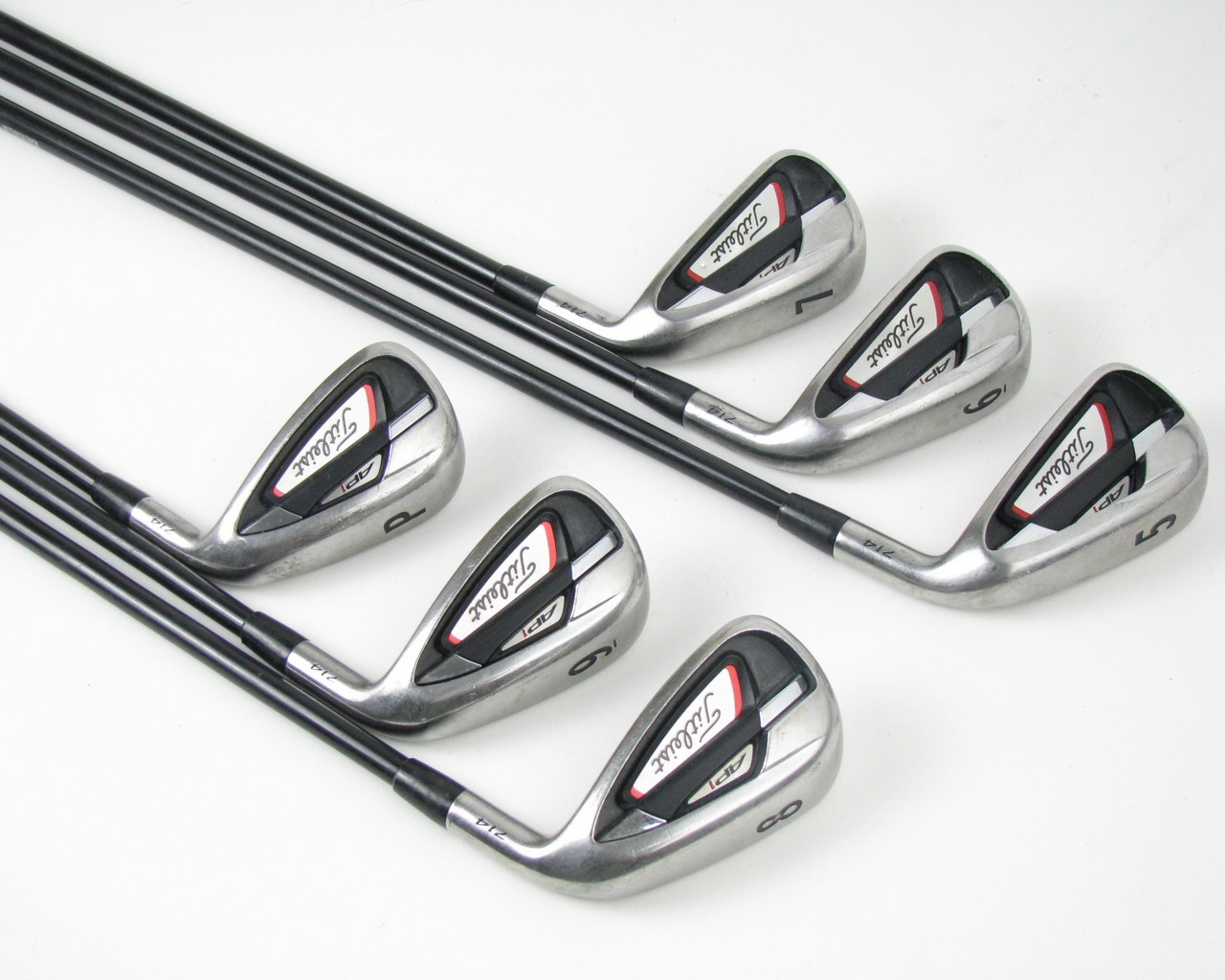 Titleist AP1 714 iron set 5PW w/ Graphite Kuro Kage 65g Regular (Out