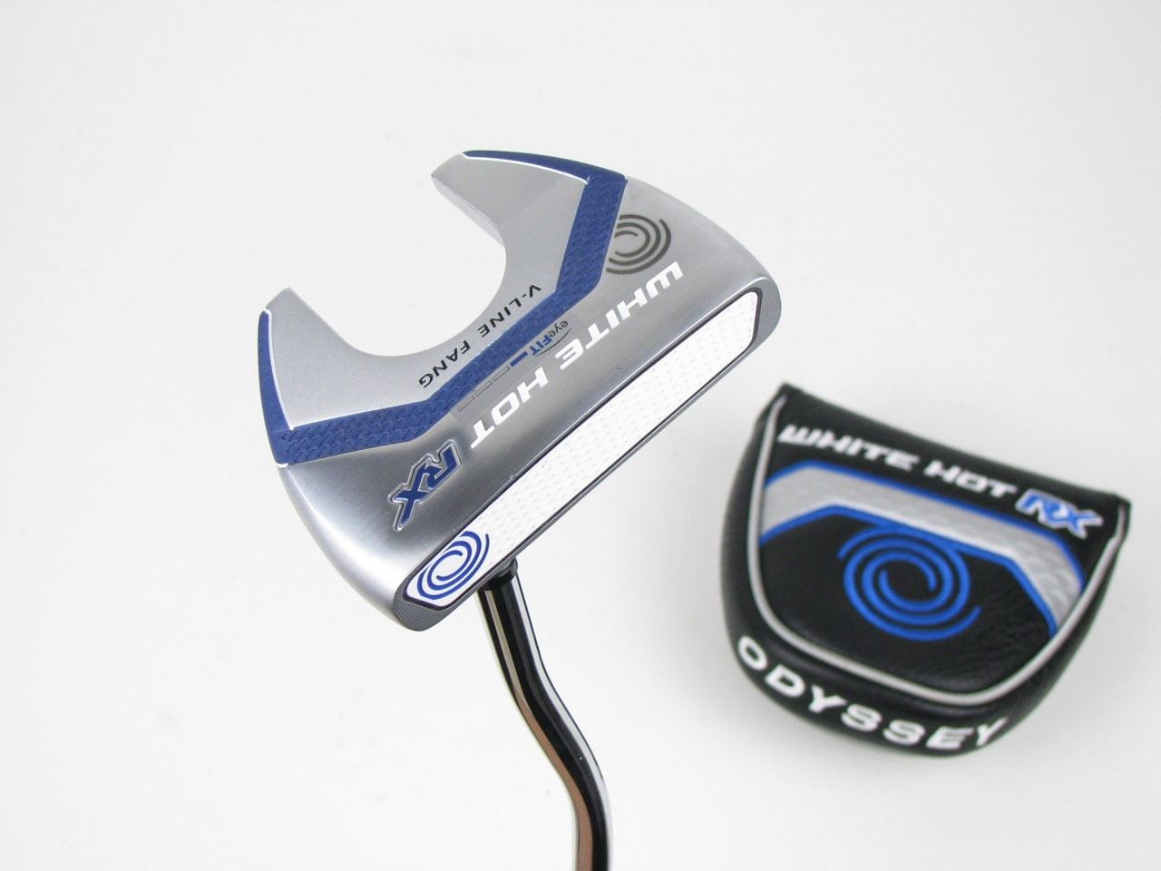 MINT Odyssey White Hot RX VLine Fang Eye Fit Putter 34" +Headcover