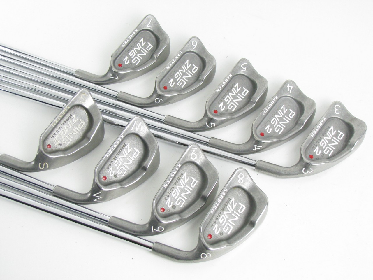 Ping Zing 2 RED DOT Iron Set 3PW+SW w/ Steel JZ (Out of Stock) Clubs