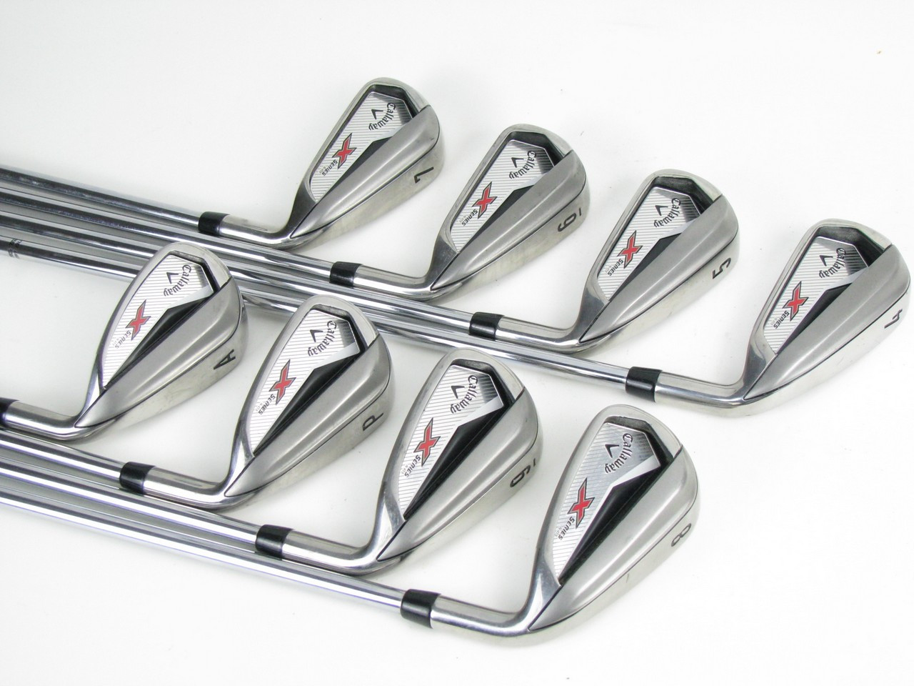 Callaway X Series N415 iron set 4PW+AW w/ Steel Uniflex Clubs n