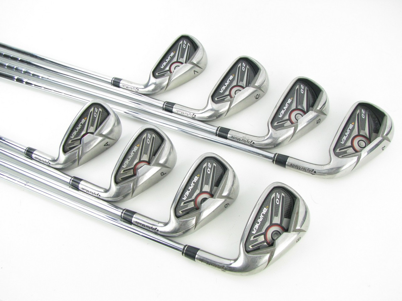 TaylorMade Burner 2.0 iron set 4PW+AW w/ Steel Regular Flex (Out of