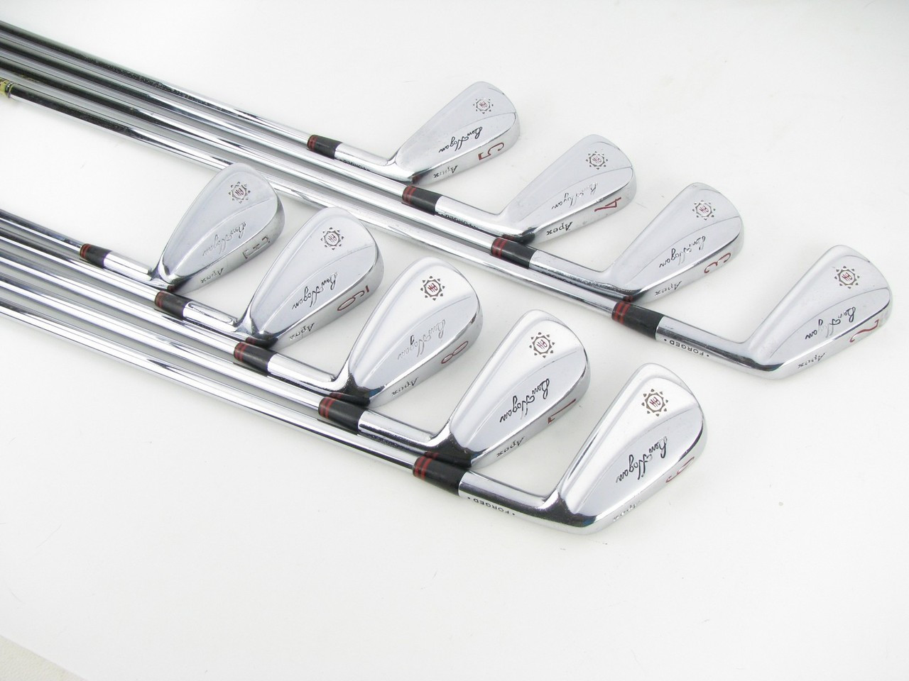Ben Hogan Apex 1999 Blade iron set 2PW w/ Rifle Tour Flighted 6