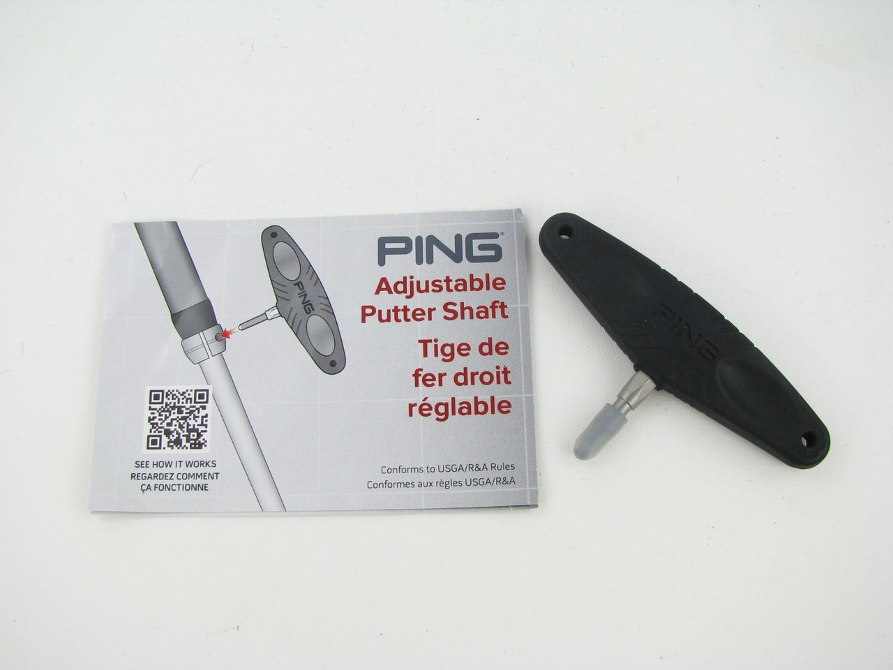 NEW Ping Putter Adjustment Wrench Tool and Instruction Guide Clubs n