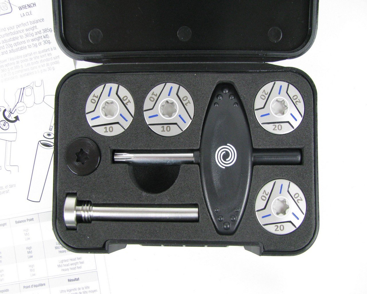 NEW Odyssey Works Cruiser Putter Weight Kit Clubs n Covers