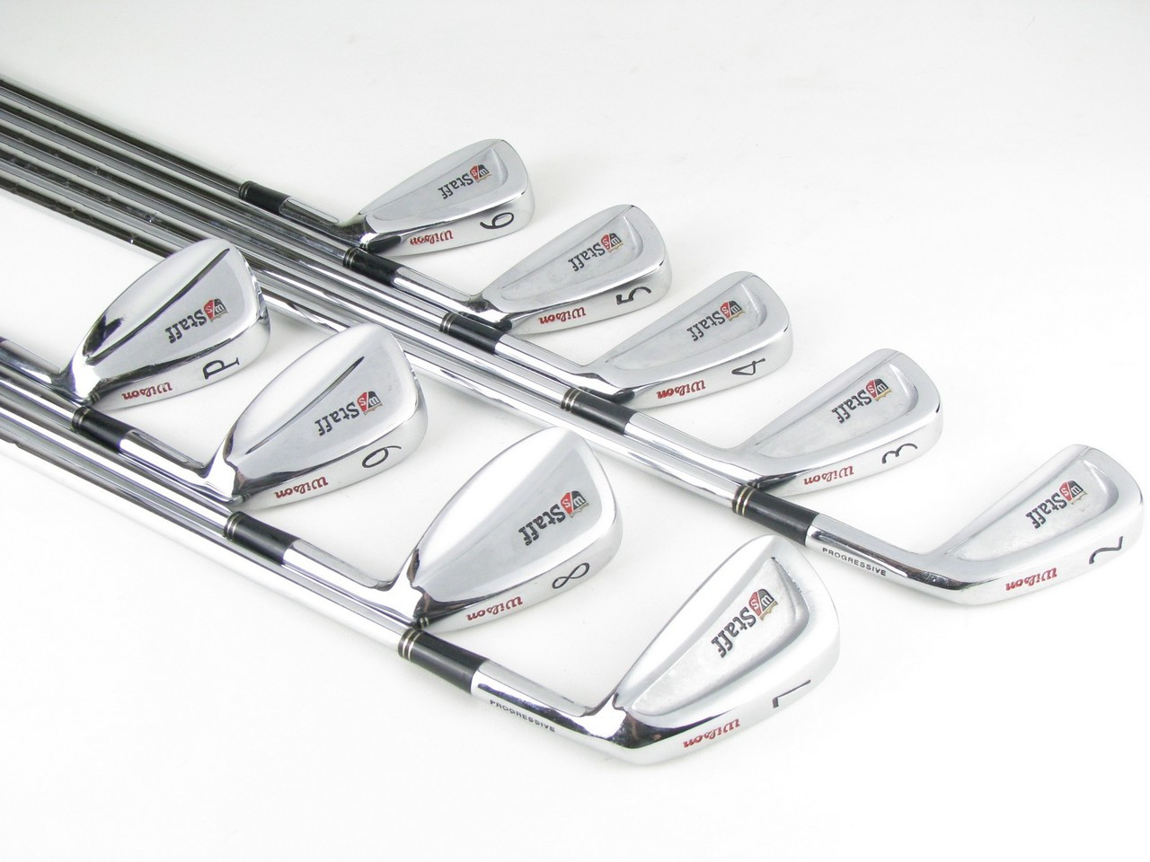 MINT (Never Hit) Wilson Staff Progressive iron set 2PW w/ Steel