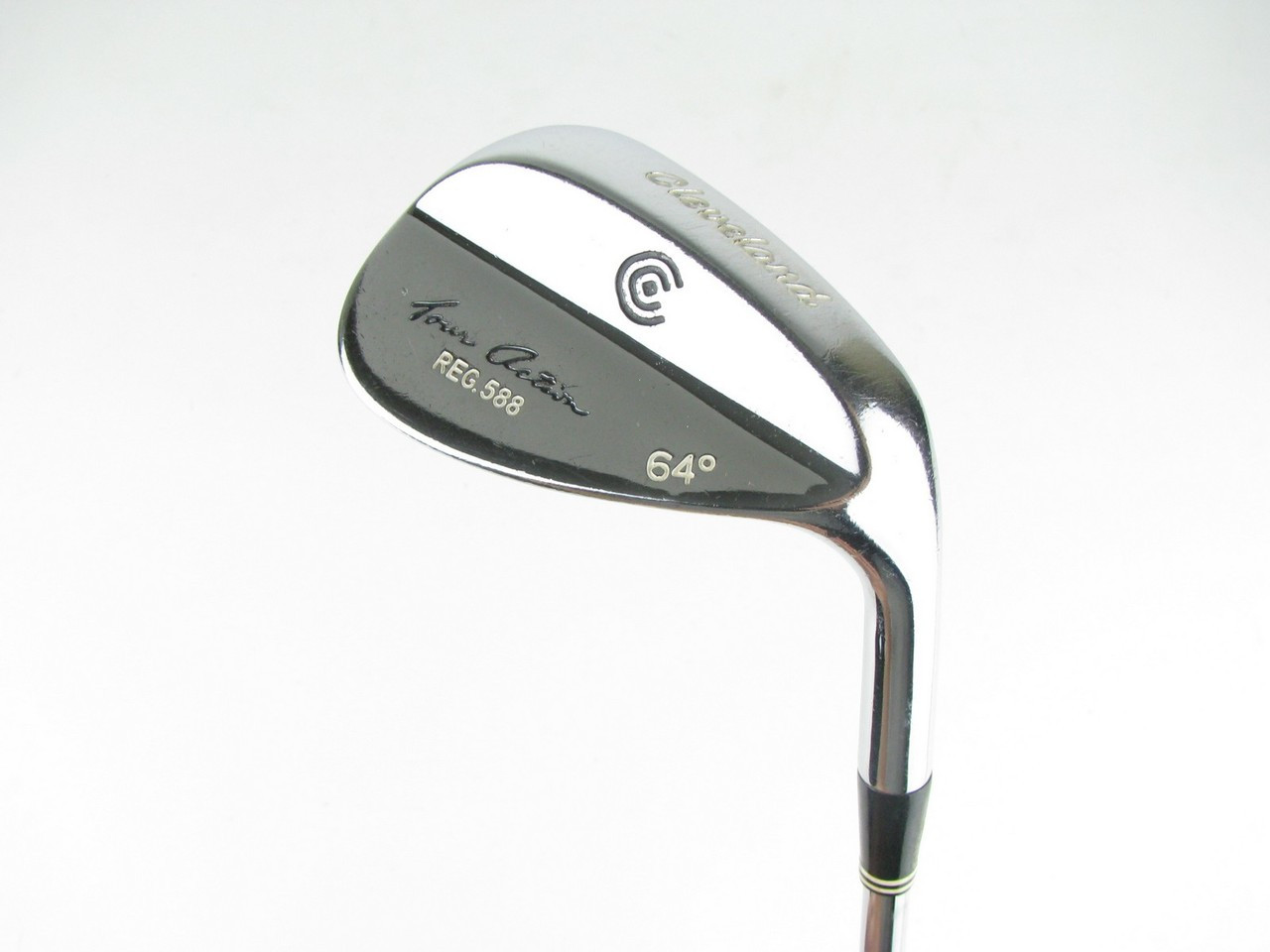 Cleveland Tour Action Reg.588 Chrome Lob Wedge 64* w/ Steel Clubs n Covers Golf