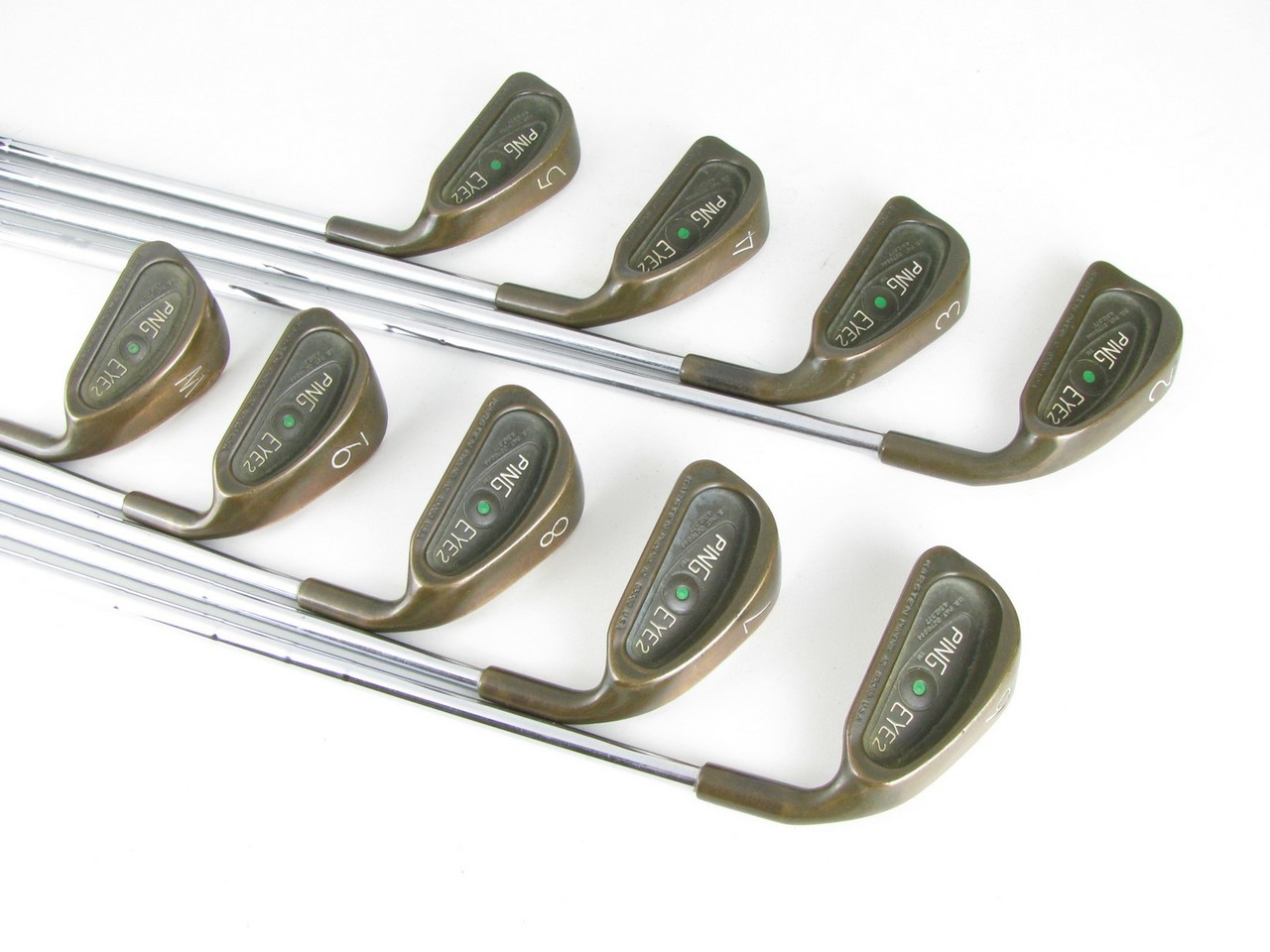 Ping Eye2 BeCu Beryllium Copper GREEN DOT Iron Set 2PW w/ Steel ZZ