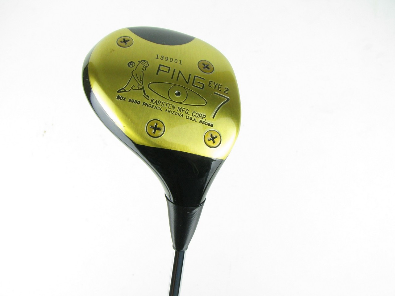 Ensemble de fer Ping Eye 2 Plus No Plus, 3-PW, point noir, acier