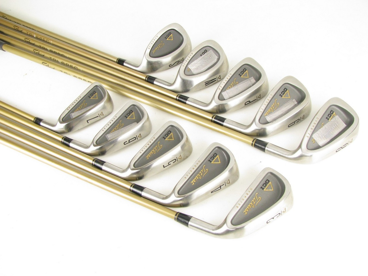 Titleist DCI Oversize iron set 3PW+GW+SW w/ Graphite Tri Spec Aflex