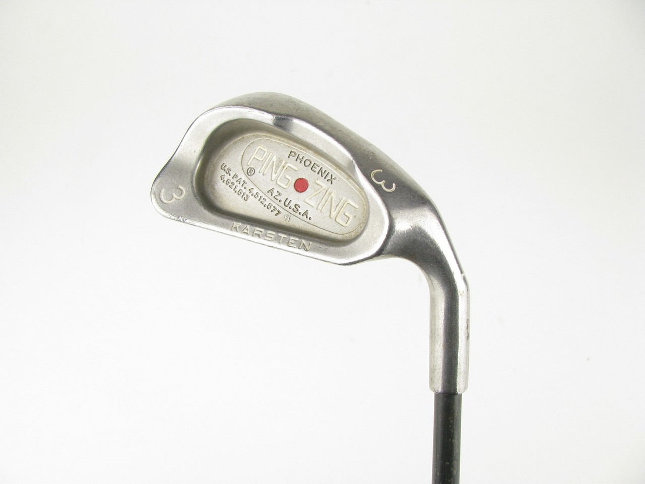 ping-zing-red-dot-3-iron-w-graphite-karsten-101-regular-clubs-n-covers