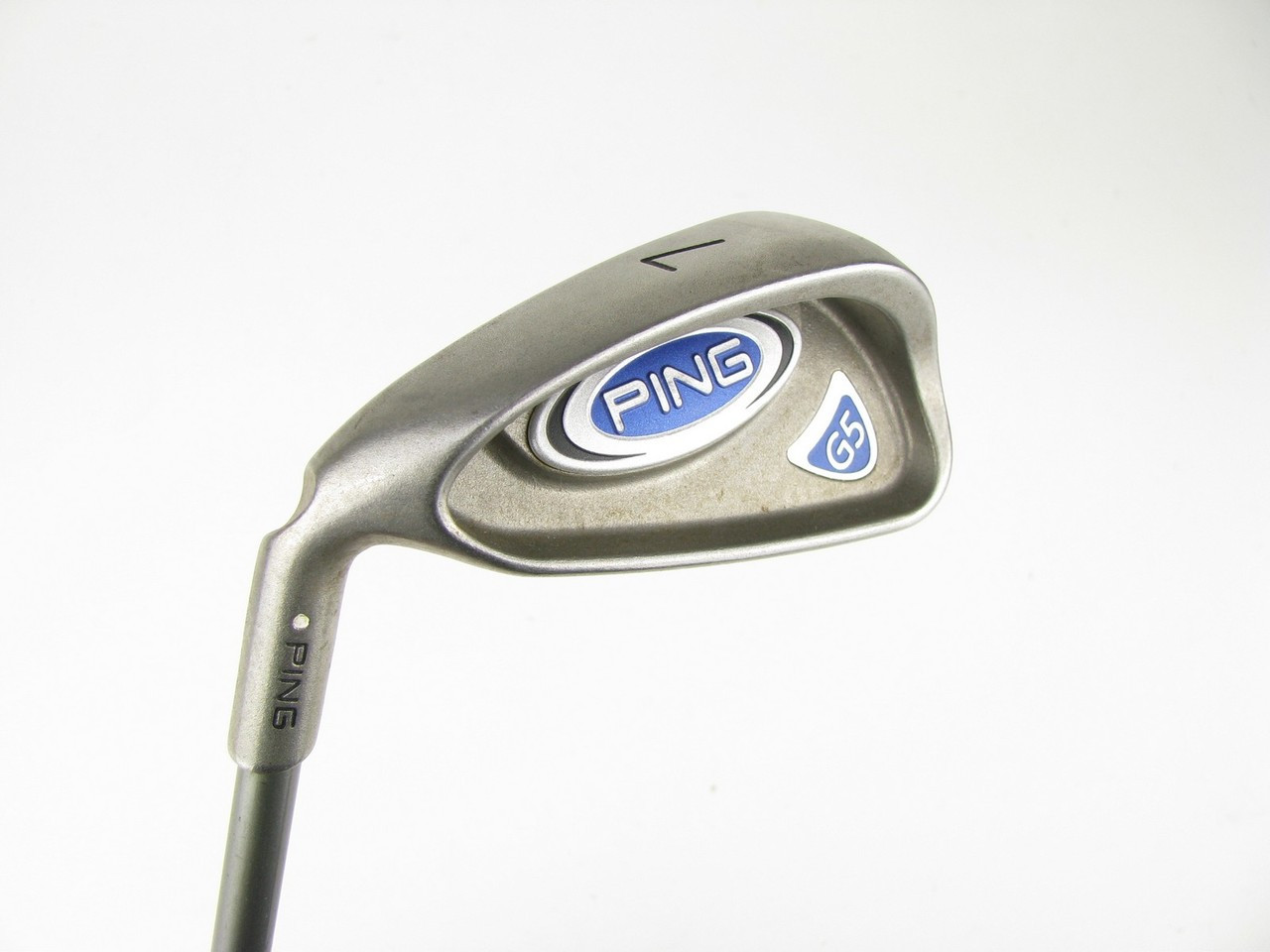 LEFT HAND Ping G5 WHITE DOT 7 Iron w/ Graphite TFC 100 Regular (Out of