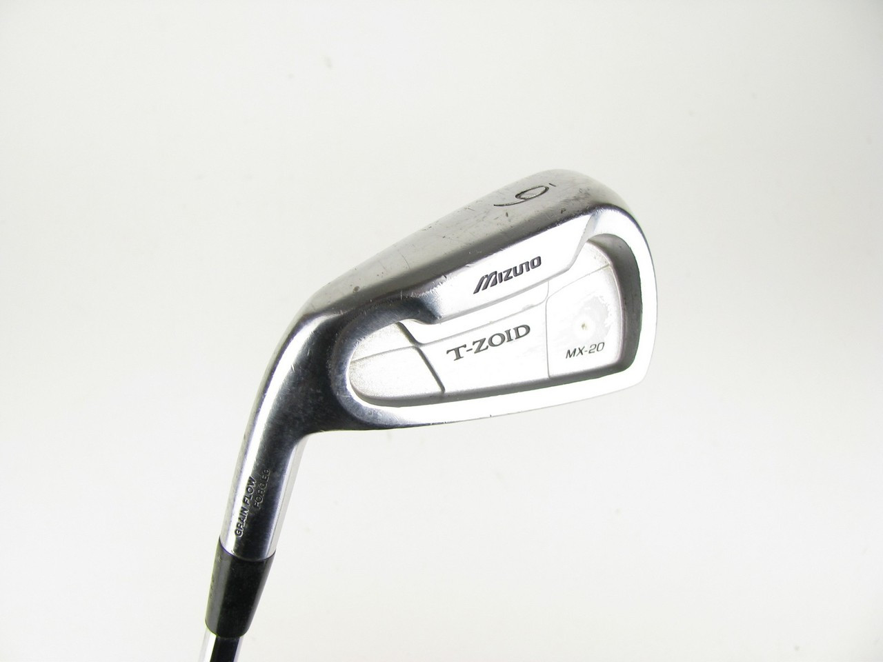LEFT HAND Mizuno TZoid MX20 Single 6 iron w/ Steel DynaLite Gold R300