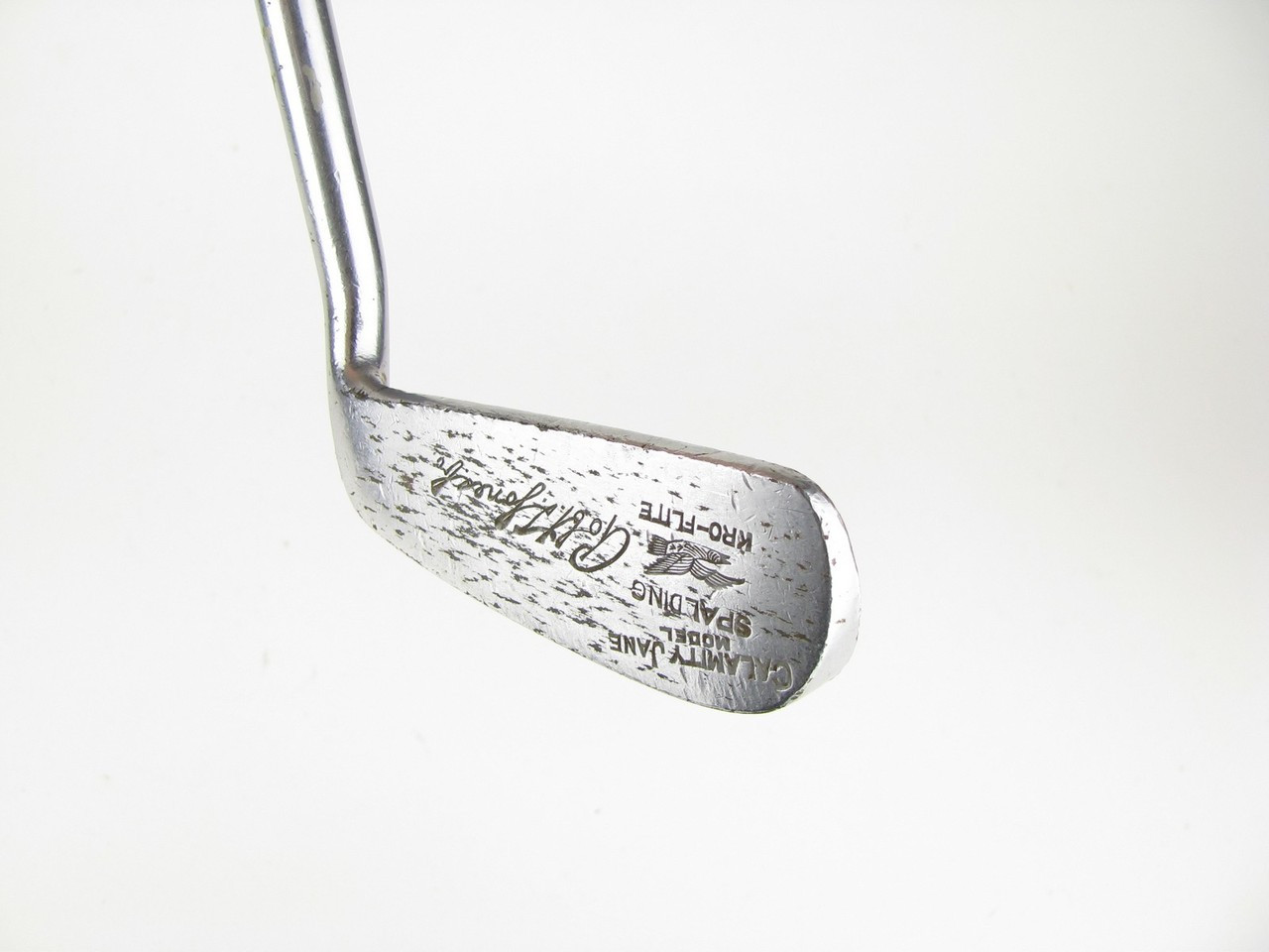 Putter Vintage Spalding Kro-flite Robert T Jones Calamity Jan - Manche Hickory - Droitier