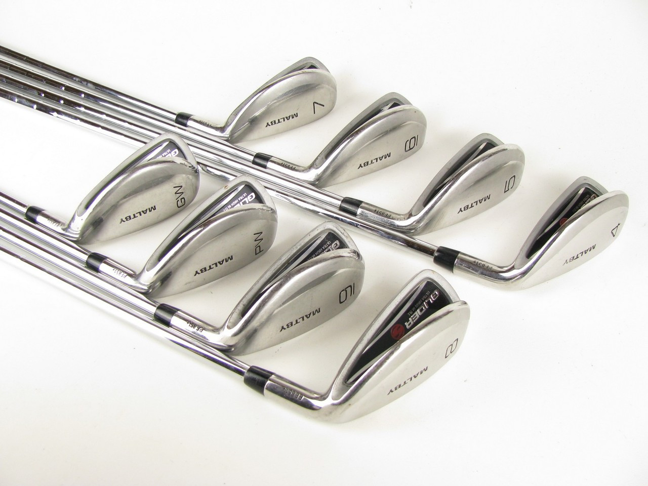 Maltby Glider PF851+ iron set 4PW+GW w/ Steel 90 Uniflex 1/4" Clubs