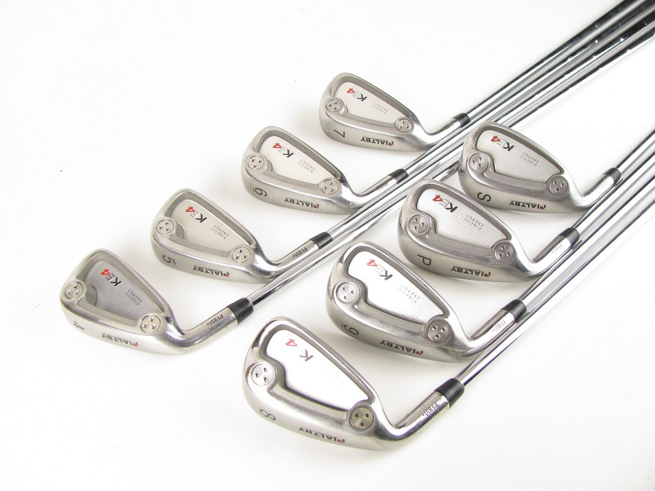 LEFT HAND Maltby KE4 PF851+ iron set 4PW+SW w/ Steel Regular (Out of Stock) Clubs n Covers Golf