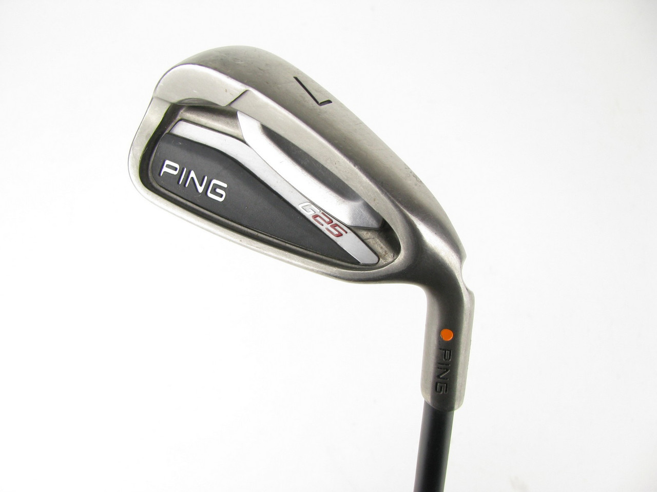 Ping G25 ORANGE DOT 7 iron w/ Graphite Regular Clubs n Covers Golf