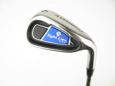 ADAMS GOLF TIGHT LIES PLUS 6 IRON W/ TIGHT LIES UNIFLEX STEEL SHAFT