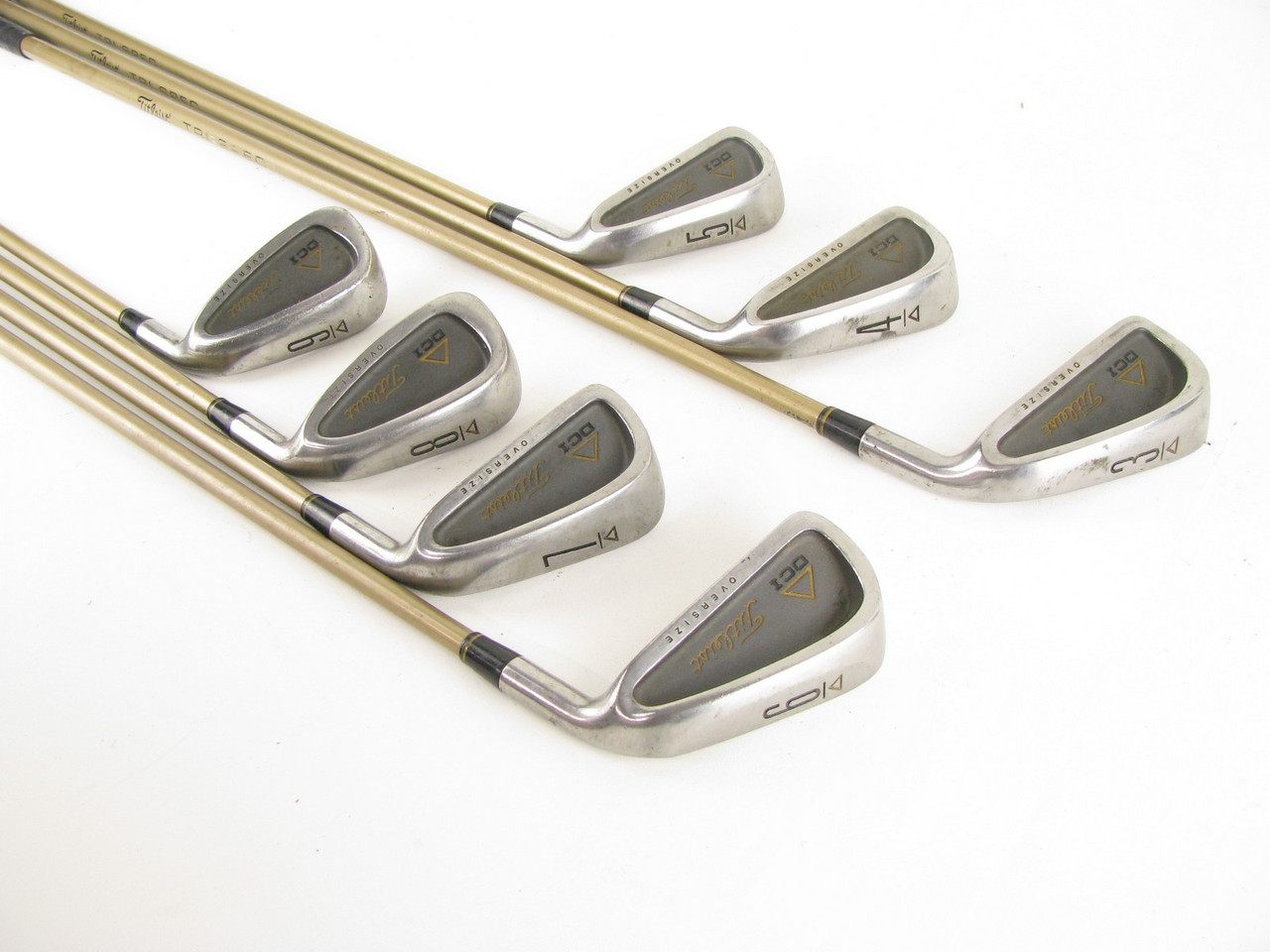 Titleist DCI Oversize iron set 39 iron NO PW w/ Graphite Tri Spec A