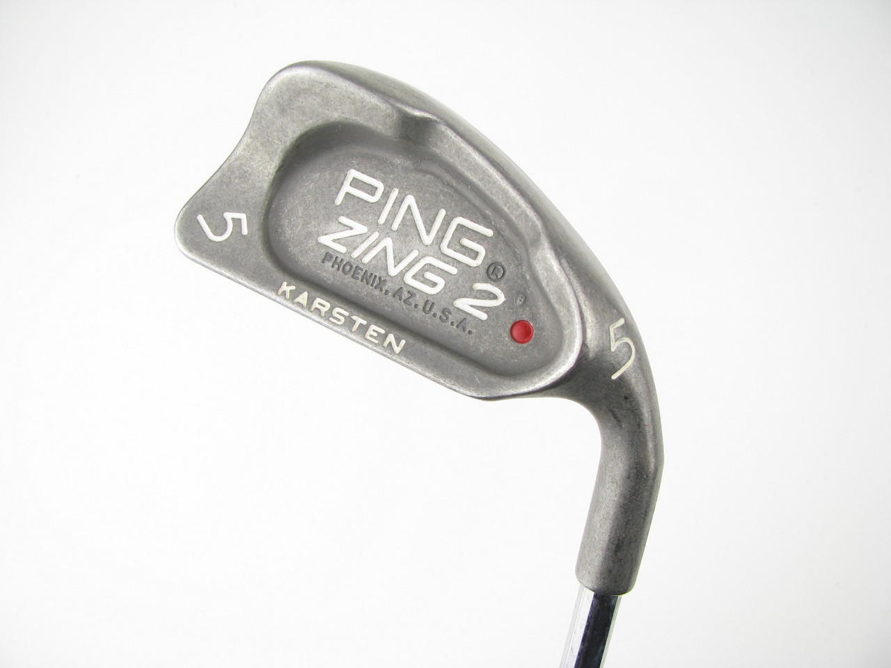 Ping Zing homme légèrement utilisé 3 fer JZ arbre en acier point noir
