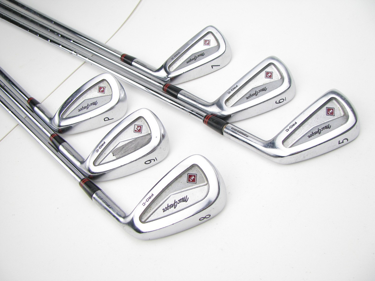 Macgregor MT ProC iron set 5PW w/ Steel NS PRO Stiff Clubs n