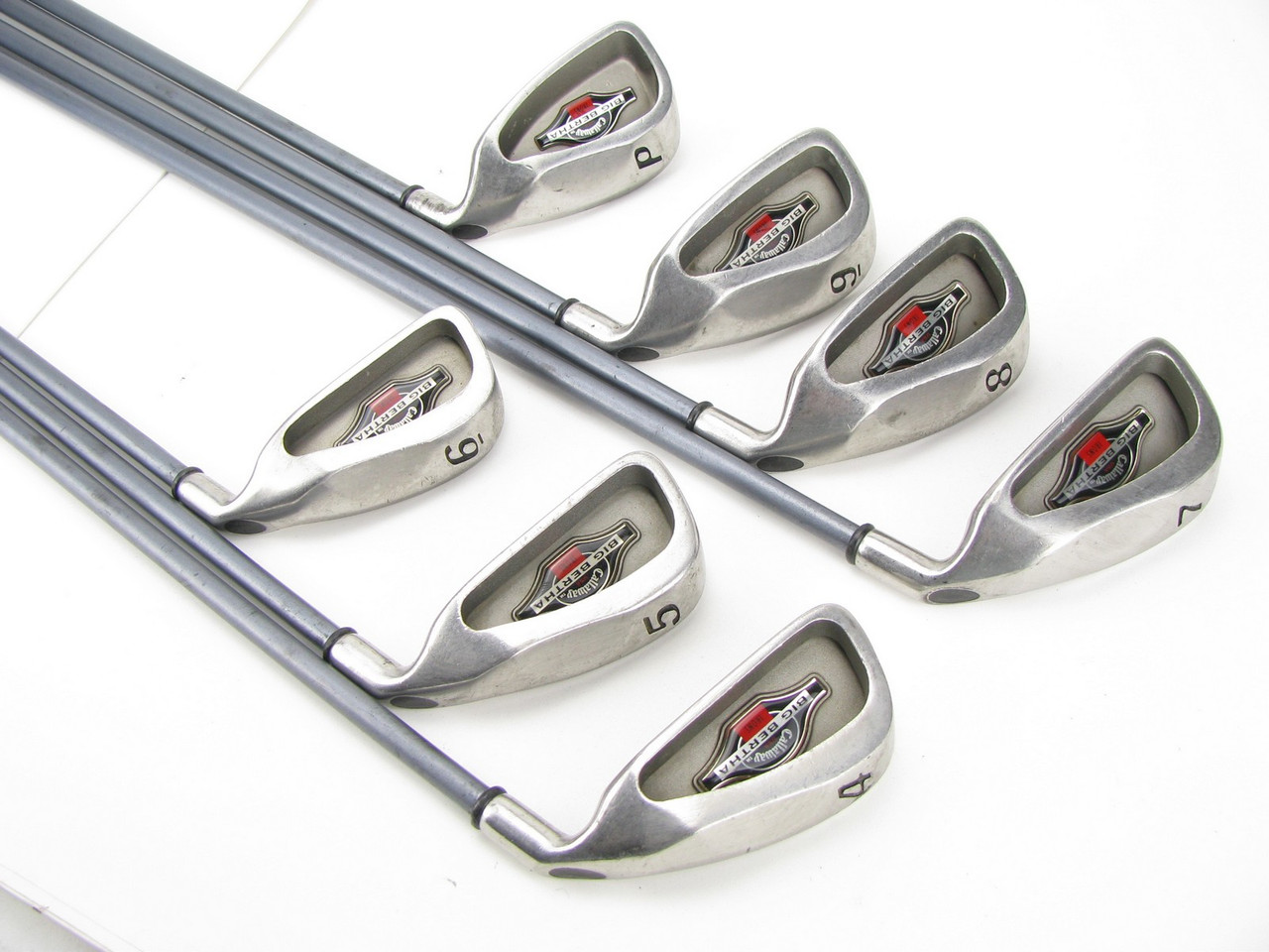 Callaway Big Bertha 1994 iron set 4PW w/ Graphite RCH 90 Regular Flex Clubs n Covers Golf