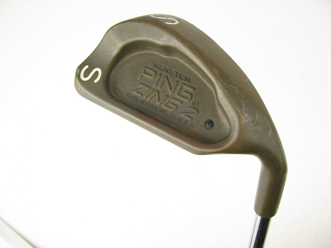 Ping Zing 2 BLACK DOT Beryllium Copper BeCu Sand Wedge 52 degree with Steel JZ Clubs n Covers Golf