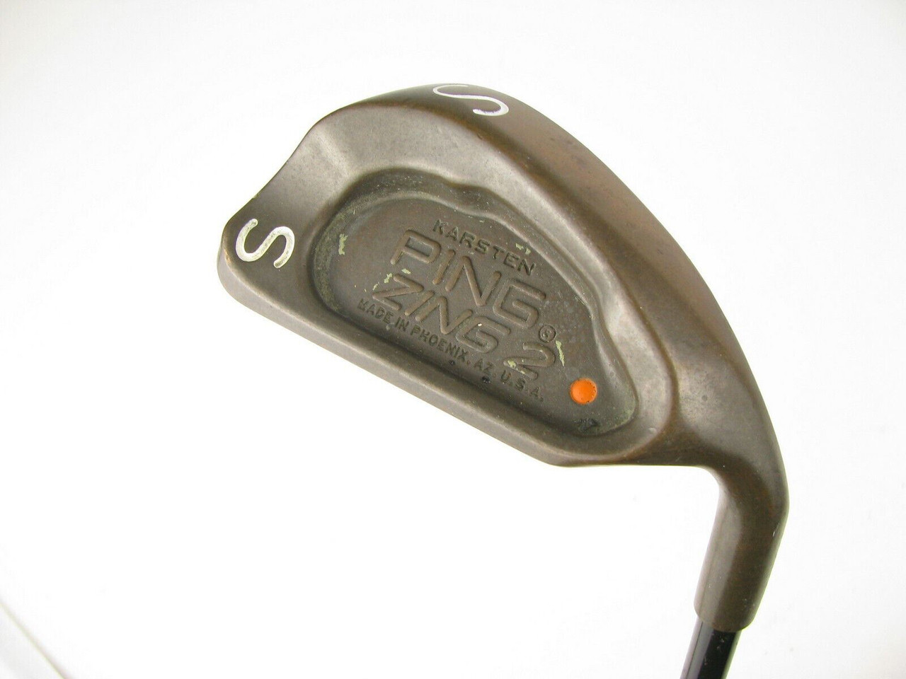 Ping Zing 2 ORANGE DOT Beryllium Copper BeCu Sand Wedge with Graphite