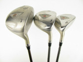 Set of 3 LADIES Zevo Offset Driver, 3 and 7 wood with Graphite