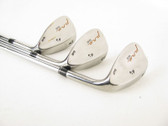 Set of 3 Pinemeadow Pre SS Wedges 52*, 56*, 60* with Steel