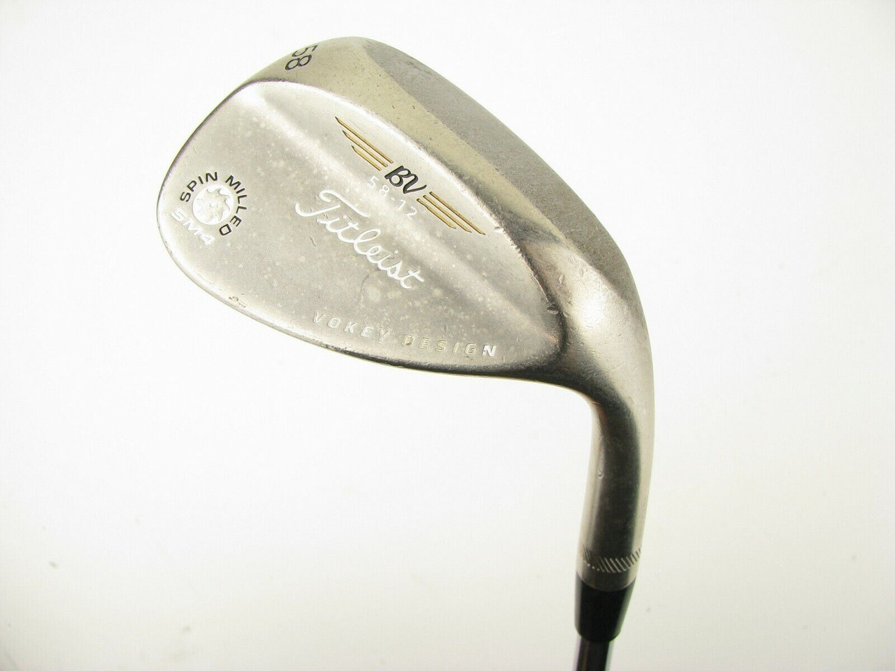 Titleist Spin Milled SM4 BLACK NICKEL Lob Wedge 58 degree 5812 with Steel Clubs n Covers Golf