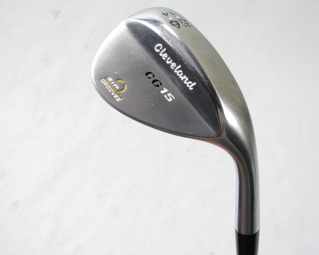 Cleveland CG15 Satin Chrome Zip Grooves Sand Wedge 56* w/ Factory Steel